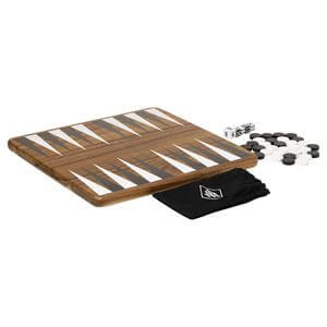 Gentlemen's Hardware Wooden Backgammon Set